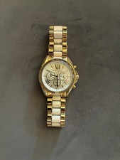 Michael Kors Damen Uhr Gold Weiß Chronograph...