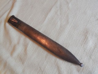 WWI German 1884 98 Mauser Rifle Bayonet Scabbard