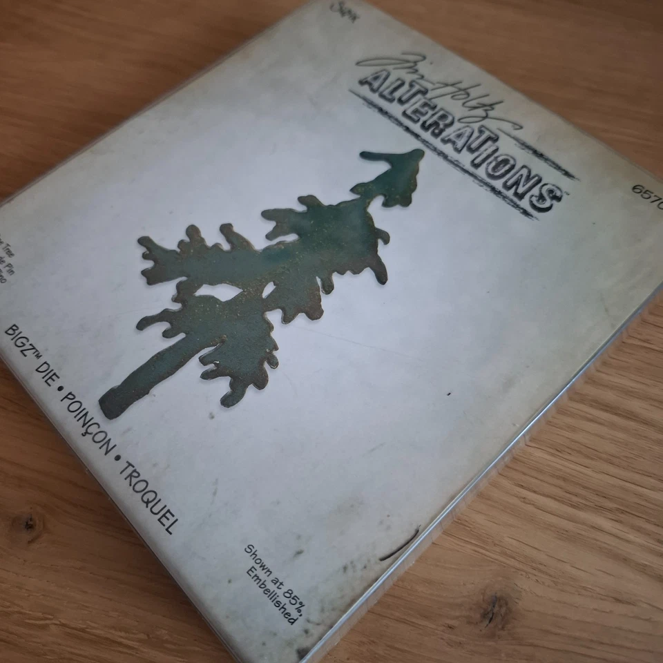 Sizzix Tim Holtz Alterations "Pine Tree" Tannenbaum Stanzschablone Sizzix 657004 - Bild 4 von 4