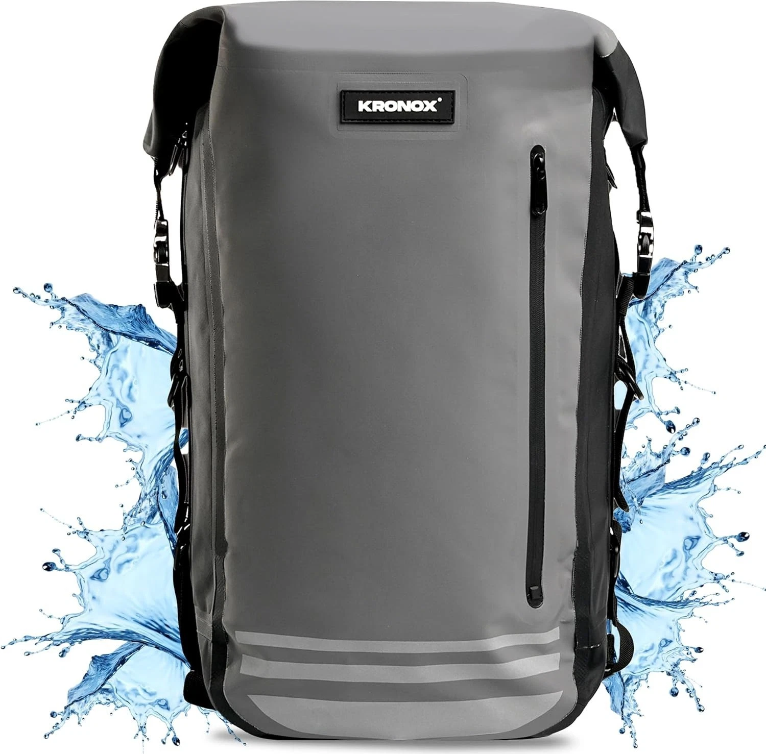 KRONOX 30L Waterproof Backpack for Men – IPX7 Submersible Dry Bag, Lightweight &