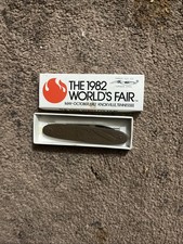 The 1982 World's Fair Parker Knife New Old Stock in Original Box Excellent 
