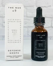 The Nue Co Immuity Defense Drops Herbal Supplement 1 oz / 30 ml SEALED NIB