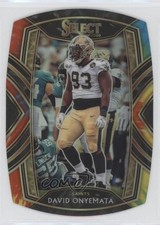 2020 Panini Select Club Level Tie-Dye Prizm Die-Cut 18/25 David Onyemata 8gd