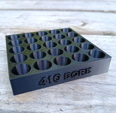 Bullet Reloading Tray .410 Gauge Shot Shotgun RCBS Lyman Pocket Tray 25rd