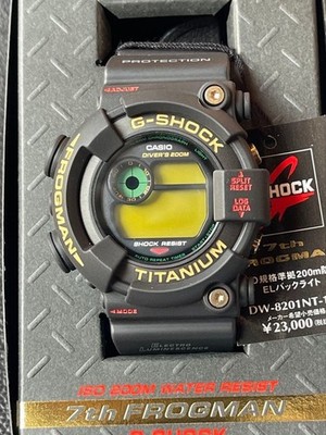 Casio G-shock Dw-8201nt-1jr 7th Frogman 200m Diving Master of G