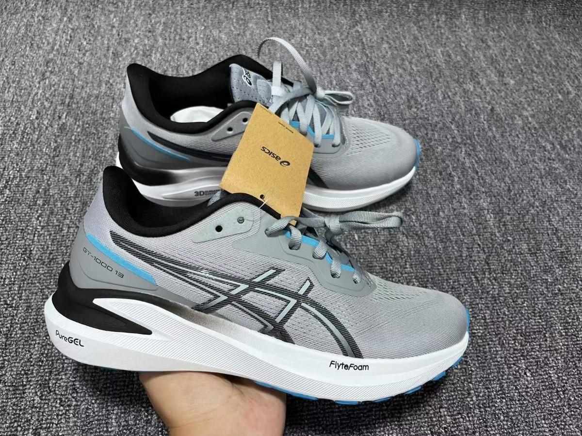 Asics GT-1000 13 Mens Sz‎ 8 Grey Running Shoes PureGEL FlyteFoam Stability ASICS Mens GT-1000 13 Running Shoes – ShopCGX main image 4