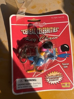 Kellogg's Toucan Sam Detachable Keyring Collectible Series Advertising Blue