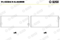 Glyco 71-4080/4 0.50Mm Pleuellager Passend FüR Fiat Passend FüR Iveco UAZ