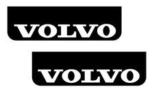 VOLVO Lorry HGV Truck Mudflaps 200x650 Pair Rubber Mud Flaps Embossed Logo