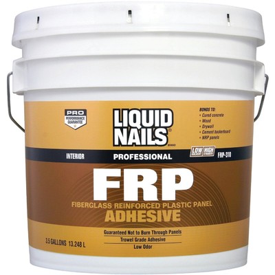LIQUID NAILS 3.5 Gal. FRP Panel Adhesive FRP310-3.5GAL LIQUID NAILS