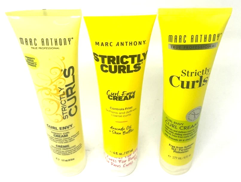 (3) Marc Anthony Strictly Curls Curl Envy Cream New w/o Packaging 6 fl oz Each - Image 2 of 3