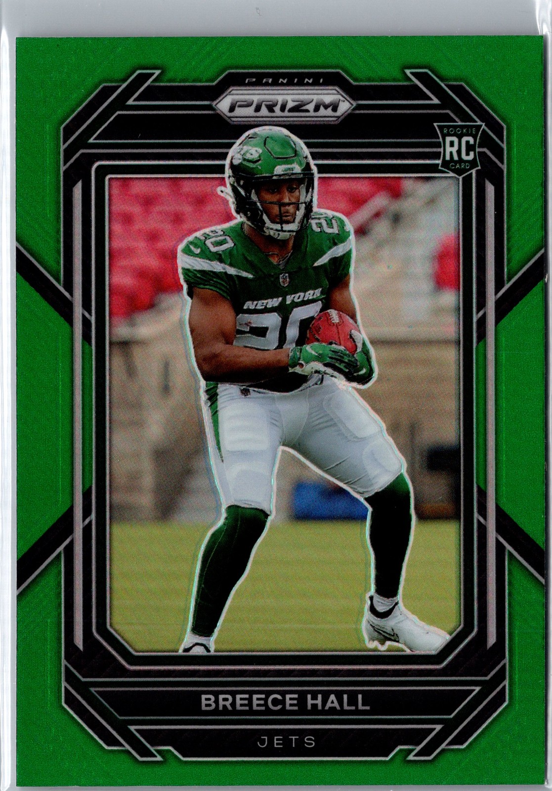 2022 Panini Prizm #317 Breece Hall Green