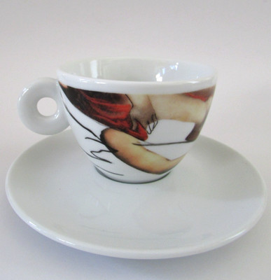 Illy Collection Andrea Manetti Cappucino Espresso Cup And Saucer