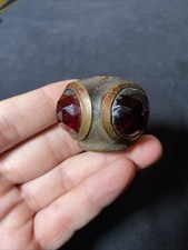 Antique Vtg Brass K-d 535 Uv Jeweled Lens 3 Way Marker Light Lamp Car Truck Ex