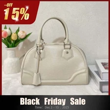 Louis Vuitton Alma BB Epi Leather Bag Pearl White ebayAG Auth