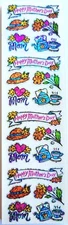 HAMBLY STUDIOS STICKERS PRISMATIC HAPPY MOTHER'S DAY  FLOWERS TEA MOM RETIRED.