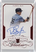 2016 Panini Flawless Rookie Auto Ruby 1/20 Richie Shaffer #RA-RS Auto 14mg