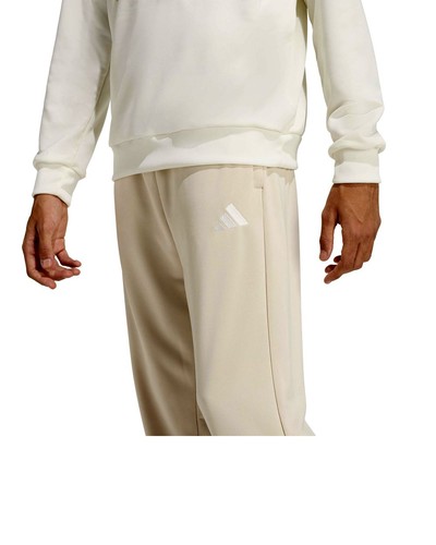  Voller TrainingsAnzug HERREN Adidas Big Logo Hoodie French Terry Bianco Beige  - Bild 4 von 10