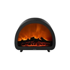 3D Fireplace Flame Aroma Diffuser with Remote and Multiple Light Settings