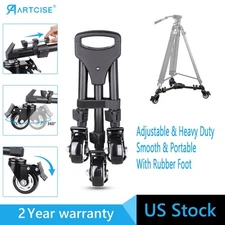 Camera & Camcorder Tripod Dolly Heavy Duty Tripod Dolly ,3-inch Rubber Wheel