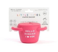 Bella Tunno Little Bites Starter Snacker Silicone Snack Cup NEW! 
