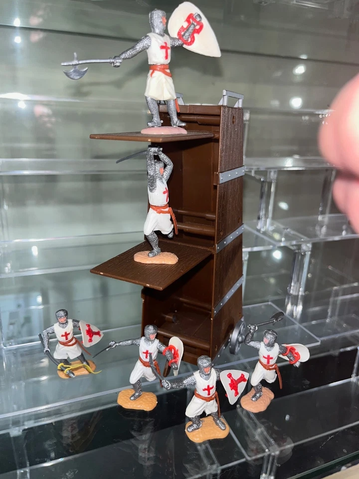 Siege Tower & Timpo Toys 1ª Serie Crusaders con las 6 Poses Foto 4 de 4