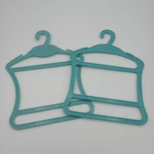 My Life As Clothes Hangers Hangers Doll Clothes Teal Blue Lot Of 2 Replacement 