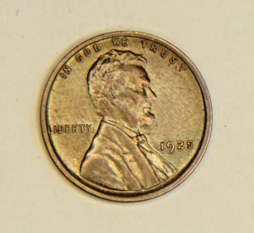 1925 P Lincoln Wheat Penny AU ++ RB