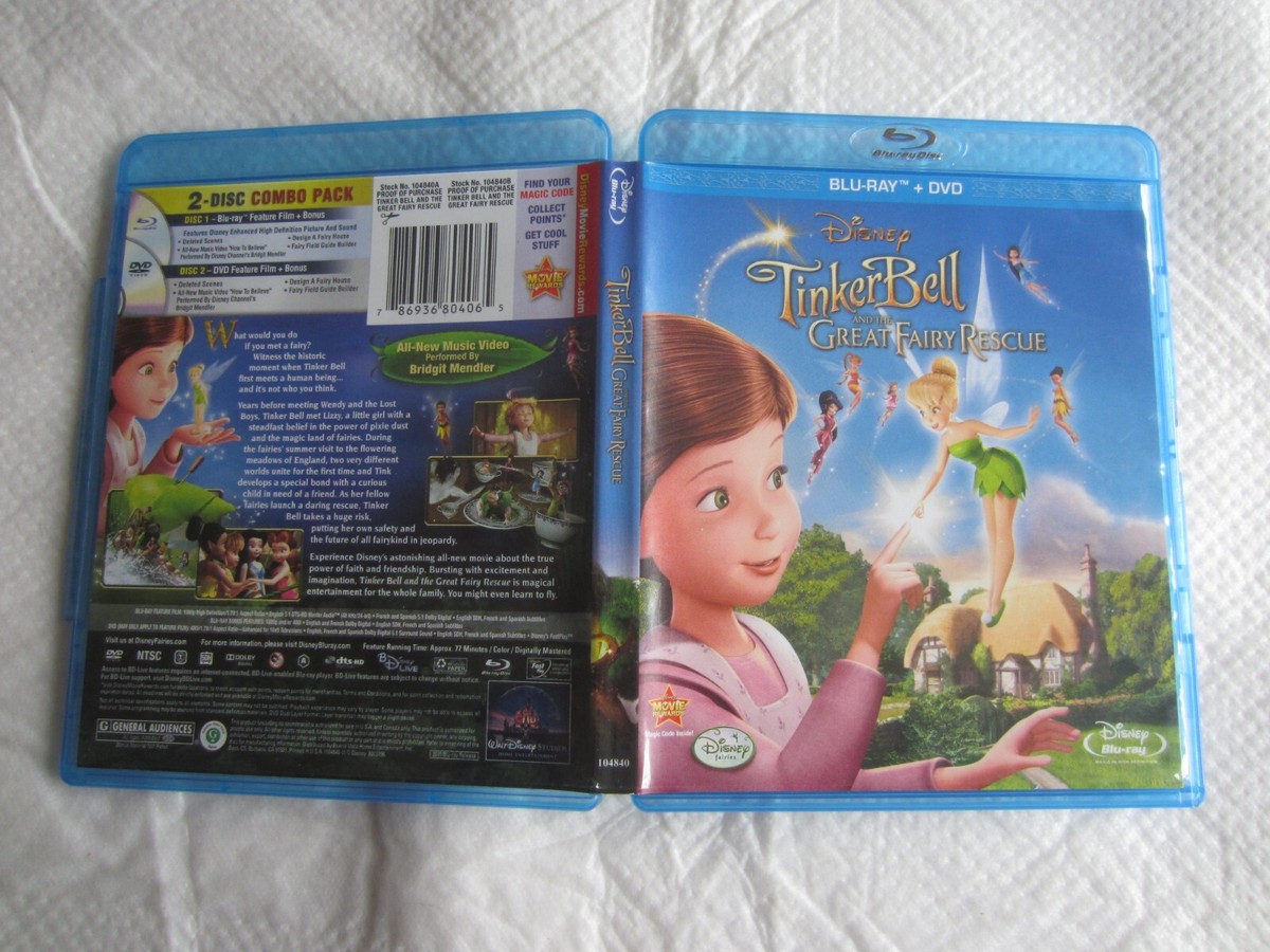Tinker Bell and the Great Fairy Rescue (Blu-ray/DVD, 2010) | eBay