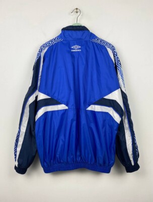 Vintage 90s Umbro Training Football Soccer Track Top Jacket L Men