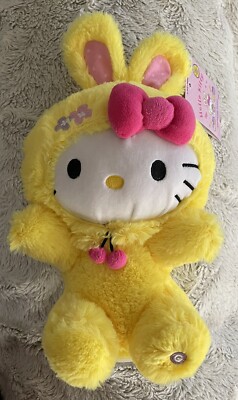 2024 Easter Hello Kitty Animated Plush - Chicken Dance - Batteries