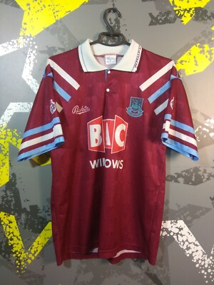 West Ham Bukta ユニフォームシャツ　91-92 1991/92 WEST HAM UNITED Vintage Bukta Home Football Shirt (L