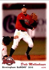2010 Birmingham Barons Grandstand 16 Dale Mollenhauer Gibsonia Pennsylvania Card