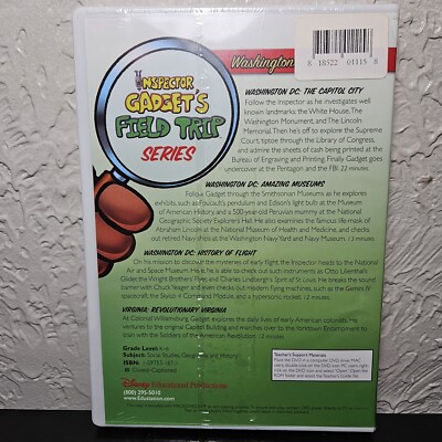 Dvd- Inspector Gadgets Field Trip Series: Washington D.C And