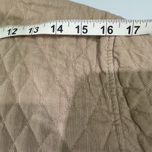 Blassport Women’s Reversible Diamond Quilted Jacket Size Petite Beige - Picture 19 of 20