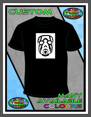 Borderlands Psycho Vault Hunter T-Shirt B schwarz 1 2 3 Top Retro T-Shirt Custom