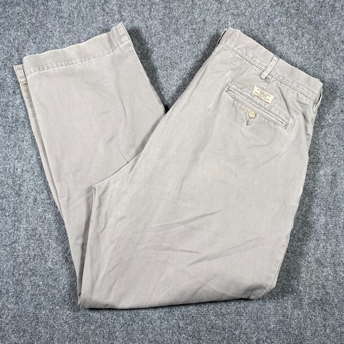 Polo by Ralph Lauren Herren 38x30 grau klassische Chino gerade 100% Baumwolle Hose - Bild 1 von 11