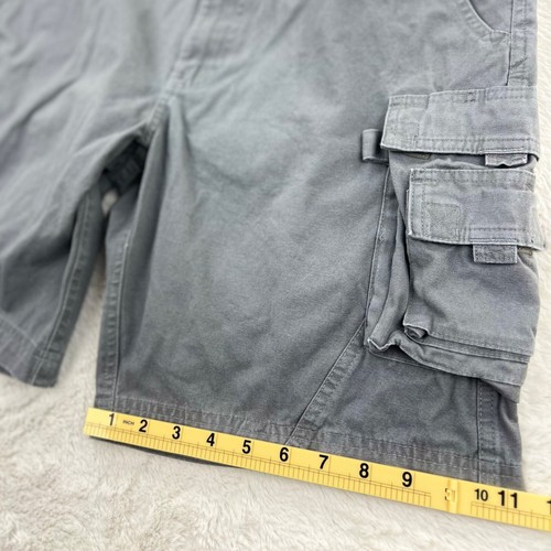 Weekender Pantaloncini Cargo Escursionismo Uomo 36 Grigio Cotone Collezione Viaggio Casual - Foto 10 di 10