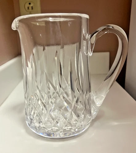 Waterford Crystal Lismore 7" Pitcher Vintage Hand-Cut Ireland Signed