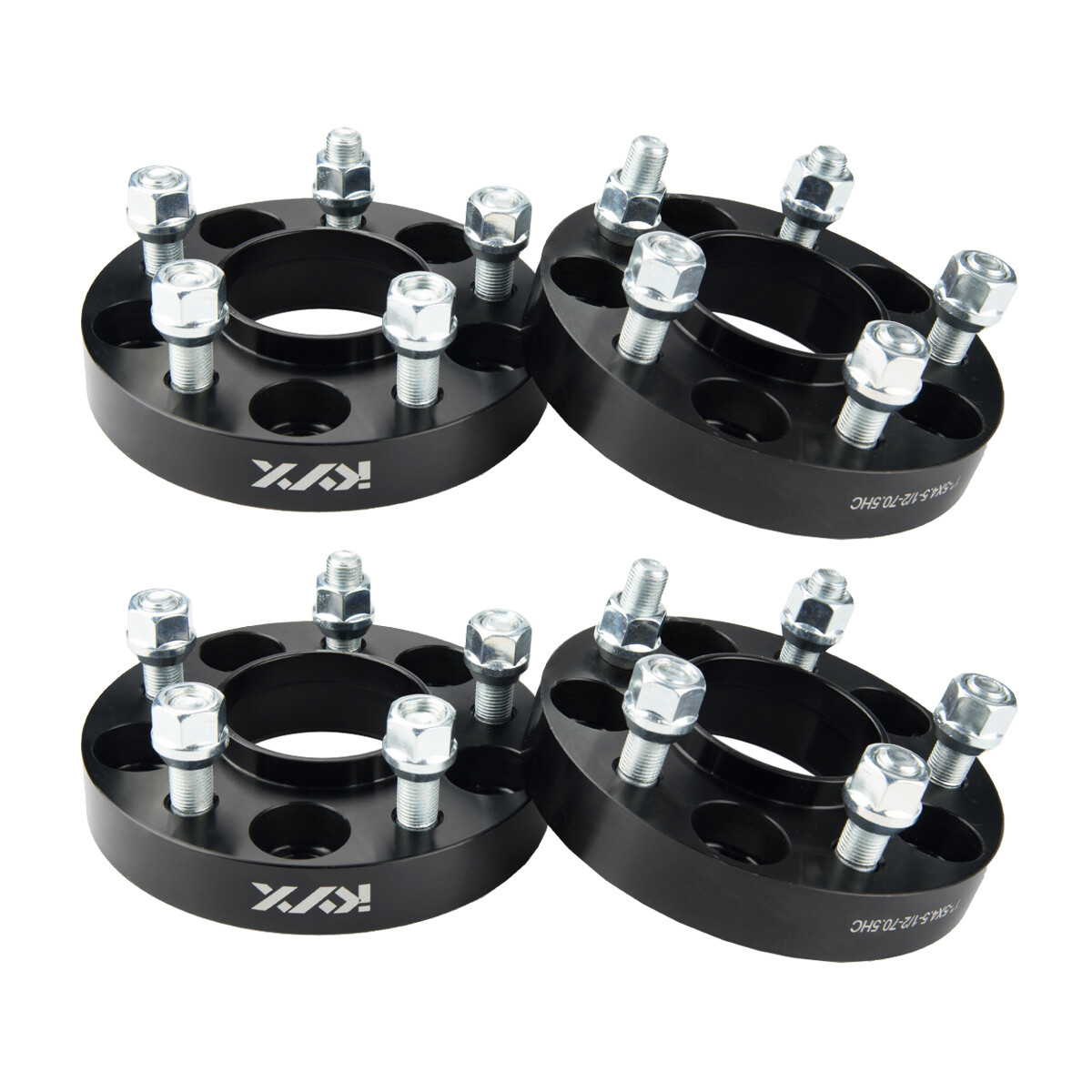 2Pcs 1" 5×4.5 Hubcentric Wheel Spacers 1/2"x20 For Ford Ranger Explorer