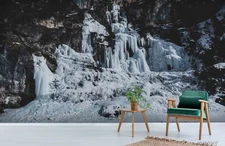 3D Mountain Ice Wallpaper Wall Mural Removable Self-adhesive Sticker5268