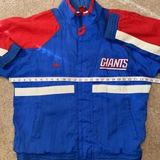 NY Giants Apex One Coat Jacket Football Men's Size Large 1990s Vintage