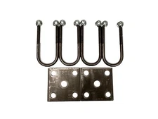 (4)Four 1-3/4" Round U-bolt kit 4 1/4" Long w/Nuts 2000 Trailer Axle Spring Axel
