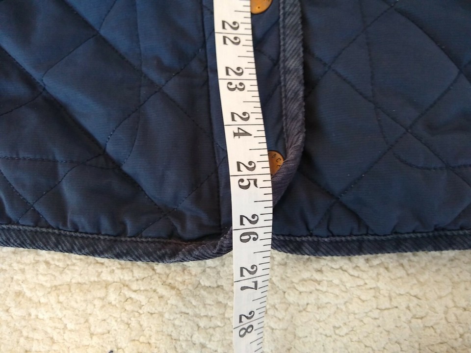 Fat Face Quilted Jacket Diamond Stitch Navy Blue Women's Size UK 8 eBay