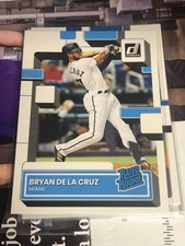 2022 Donruss Baseball Rated Rookie #53 Bryan De La Cruz Miami M18