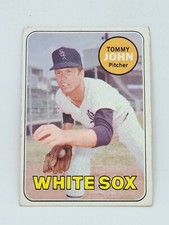 1969 Topps TOMMY JOHN #465 Chicago White Sox Vintage Baseball Card MLB