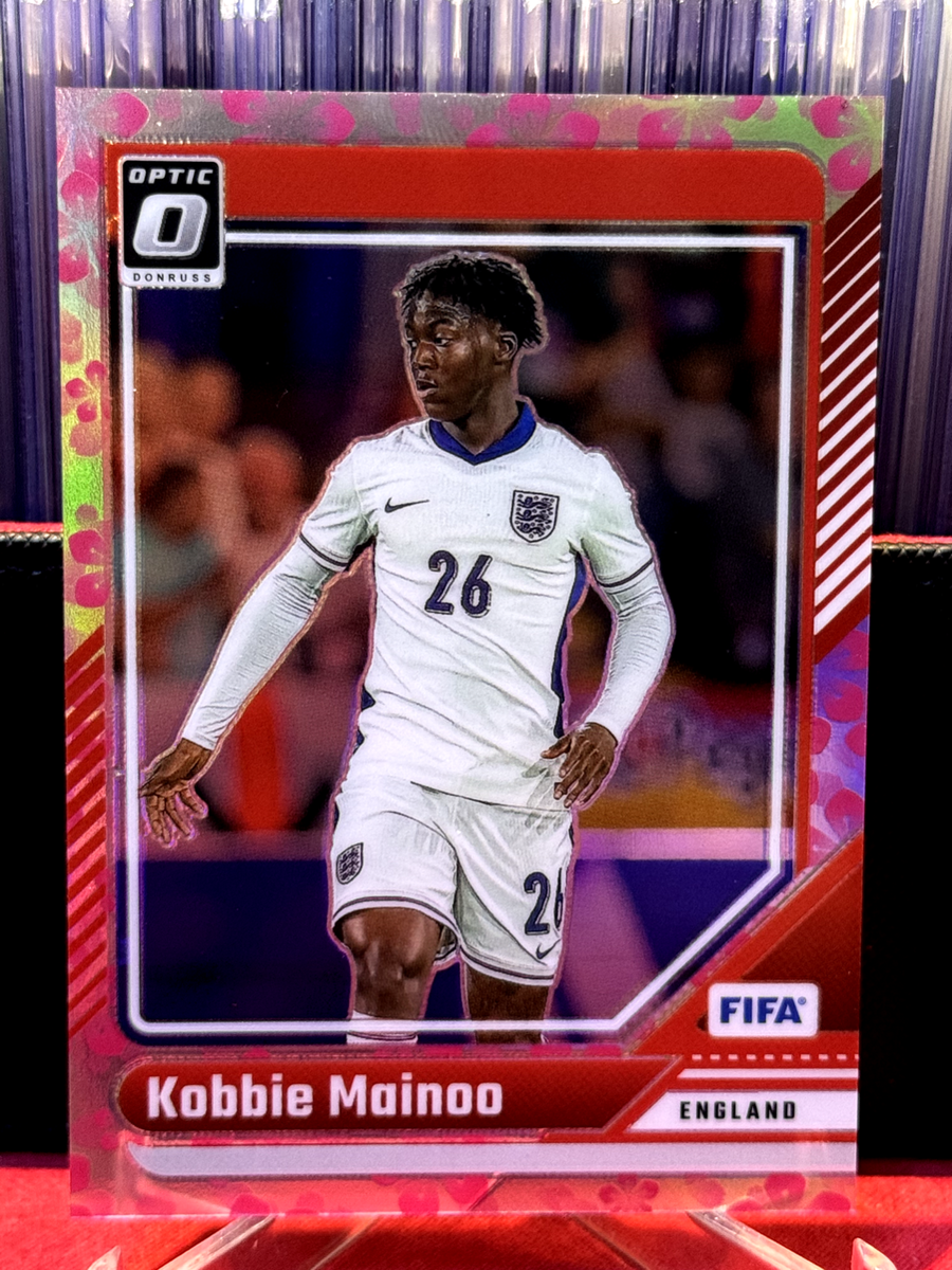Kobbie Mainoo 2024-25 Panini Donruss Optic Plum Blossom Prizm Man