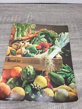 Sunkist Fresh Citrus Quantity Serving Handbook Recipes Cookbook  1963 +bulletins