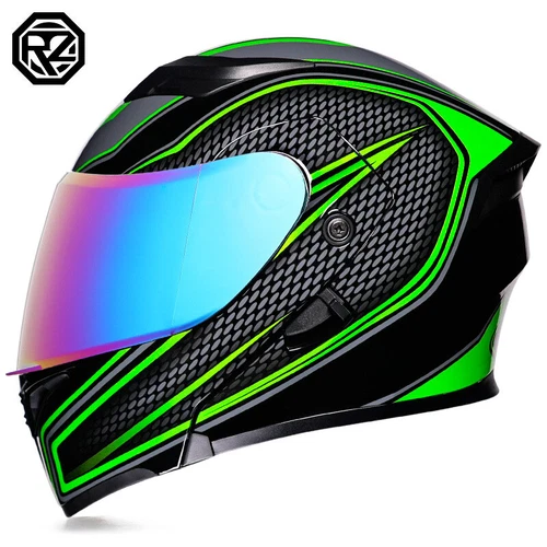 DOT Approved Men and Women Double Visors Modular Motorcycle Helmet - Bild 10 von 11