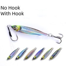 6PCS Micro Butterfly Slow Fall Metal Jig Fishing Lure Snapper Bass Tuna 7g-80g